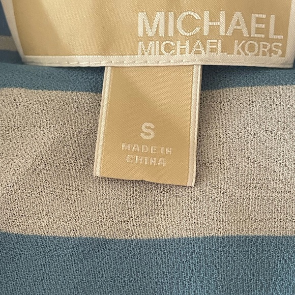 MICHAEL Michael Kors Women’s Striped Small Drawstring Tunic - Picture 6 of 12